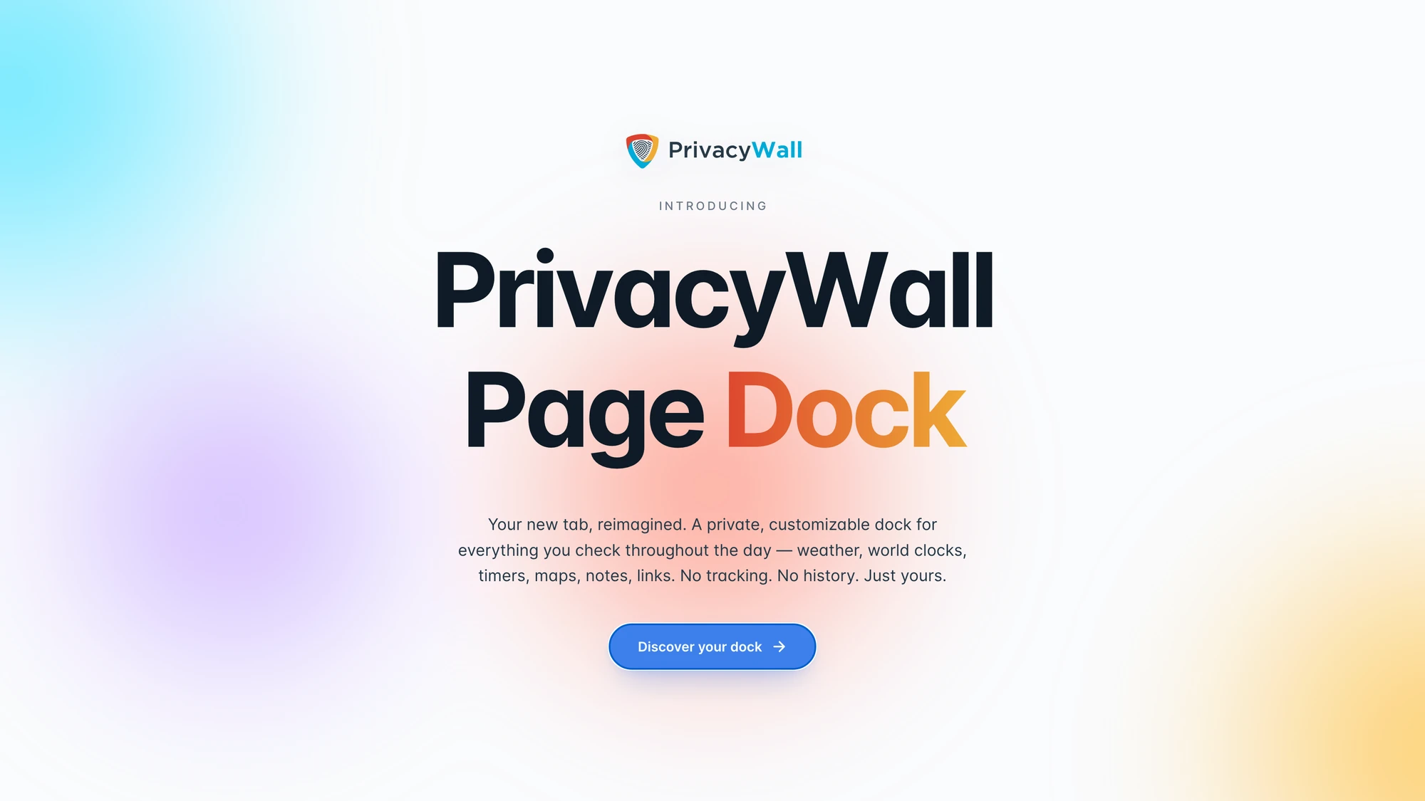 PrivacyWall Dock, the problem
